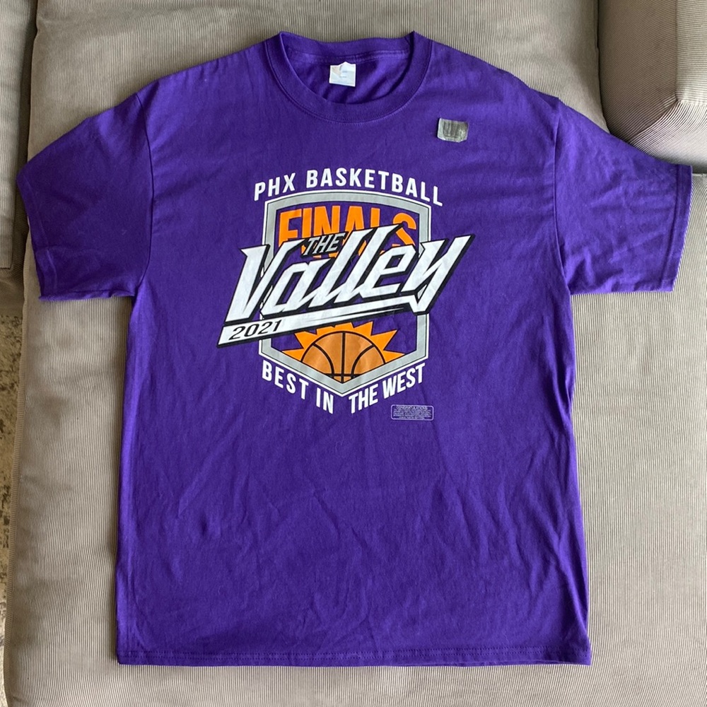New. Phoenix Suns Basketball Finals. 2021 shirt. Hoops NBA playoffs